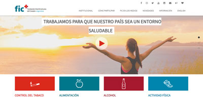 captura de pantalla del website https://www.ficargentina.org